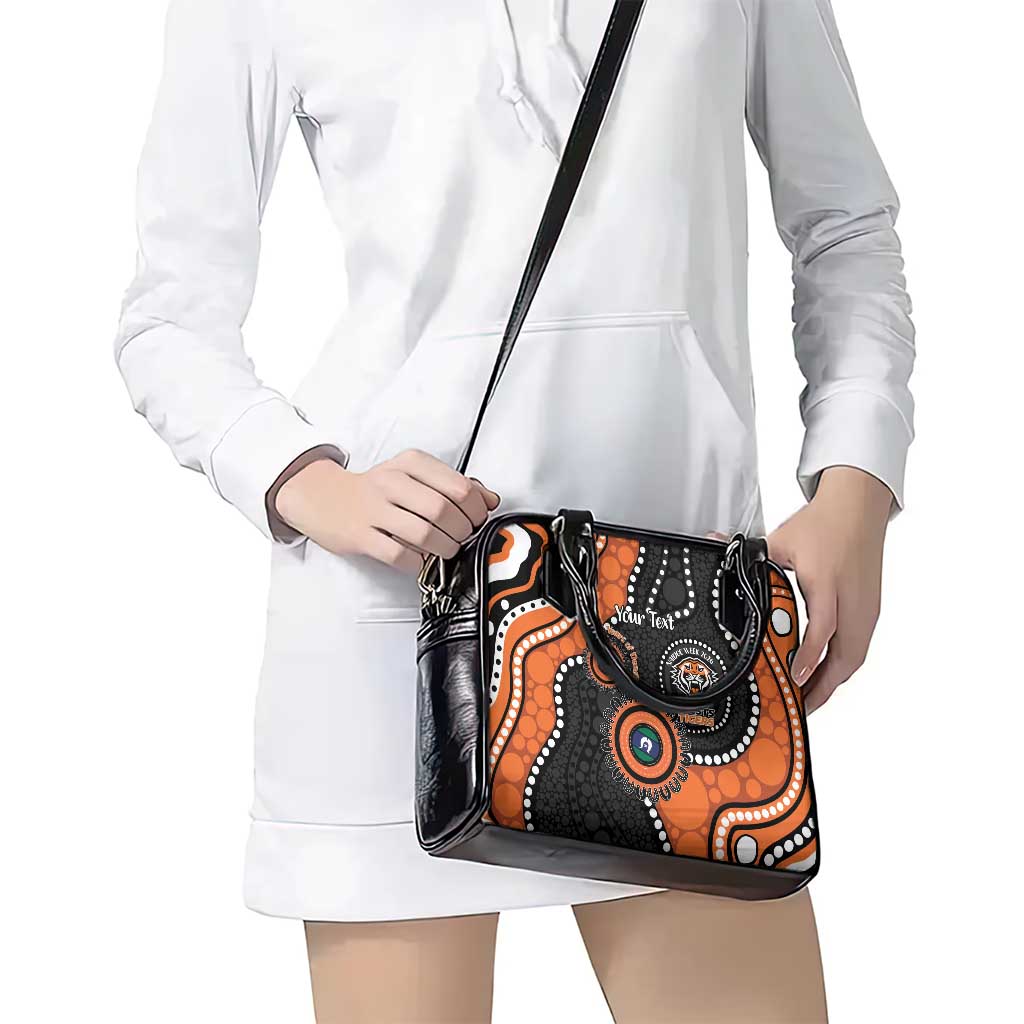Tigers NAIDOC Week 2026 Personalised Shoulder Handbag 50 Years of Deadly Aboriginal Art