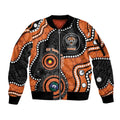 Tigers NAIDOC Week 2026 Personalised Sleeve Zip Bomber Jacket 50 Years of Deadly Aboriginal Art