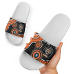 Tigers NAIDOC Week 2026 Personalised Slide Sandals 50 Years of Deadly Aboriginal Art