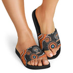 Tigers NAIDOC Week 2026 Personalised Slide Sandals 50 Years of Deadly Aboriginal Art