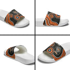 Tigers NAIDOC Week 2026 Personalised Slide Sandals 50 Years of Deadly Aboriginal Art