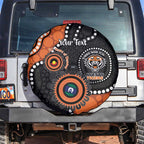 Tigers NAIDOC Week 2026 Personalised Spare Tire Cover 50 Years of Deadly Aboriginal Art