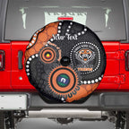 Tigers NAIDOC Week 2026 Personalised Spare Tire Cover 50 Years of Deadly Aboriginal Art