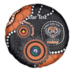 Tigers NAIDOC Week 2026 Personalised Spare Tire Cover 50 Years of Deadly Aboriginal Art