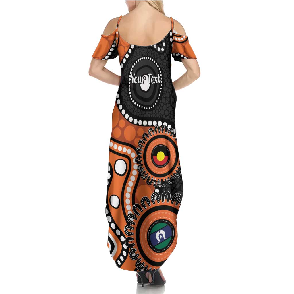 Tigers NAIDOC Week 2026 Personalised Summer Maxi Dress 50 Years of Deadly Aboriginal Art
