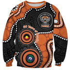 Tigers NAIDOC Week 2026 Personalised Sweatshirt 50 Years of Deadly Aboriginal Art