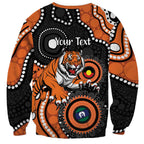 Tigers NAIDOC Week 2026 Personalised Sweatshirt 50 Years of Deadly Aboriginal Art