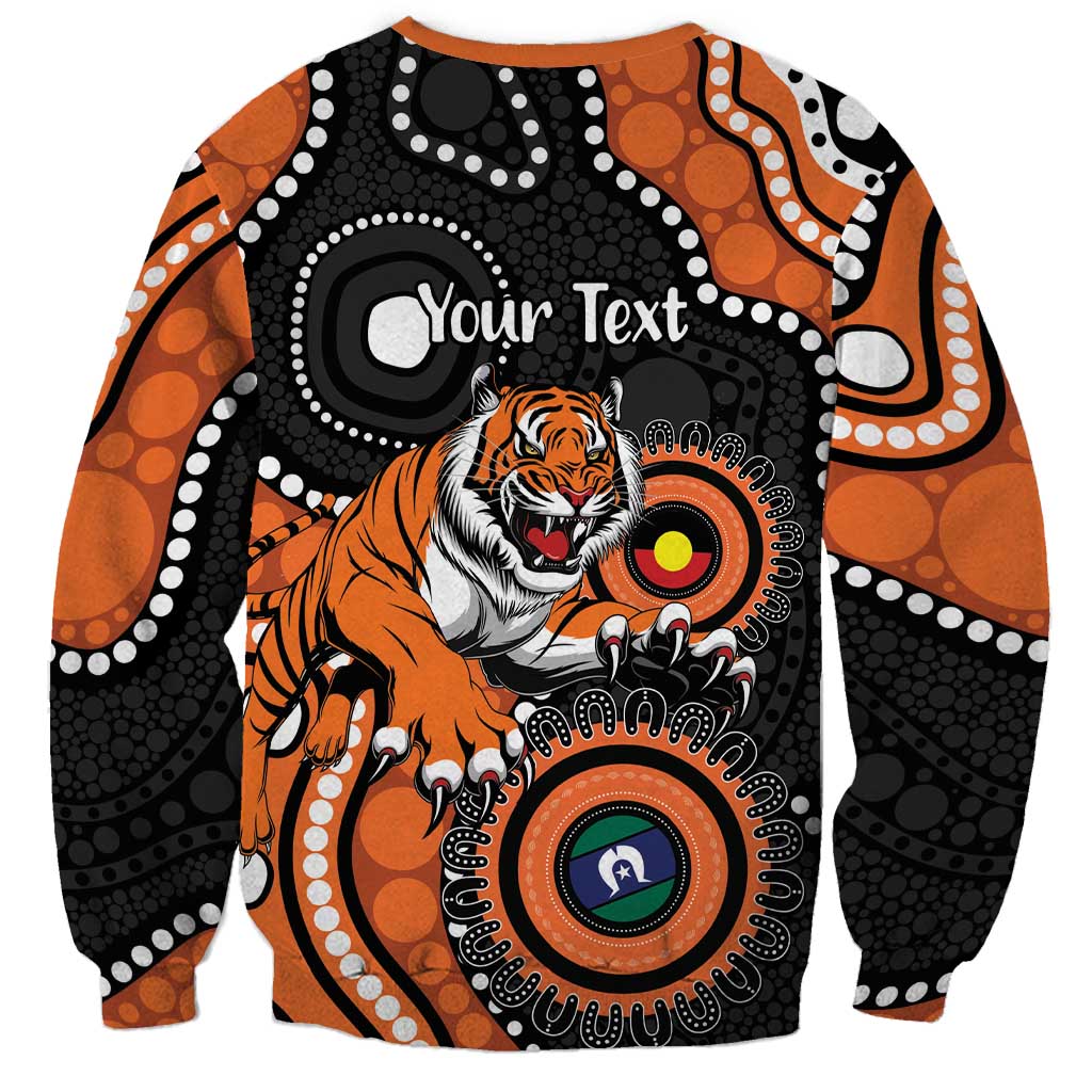 Tigers NAIDOC Week 2026 Personalised Sweatshirt 50 Years of Deadly Aboriginal Art