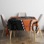 Tigers NAIDOC Week 2026 Personalised Tablecloth 50 Years of Deadly Aboriginal Art