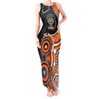 Tigers NAIDOC Week 2026 Personalised Tank Maxi Dress 50 Years of Deadly Aboriginal Art