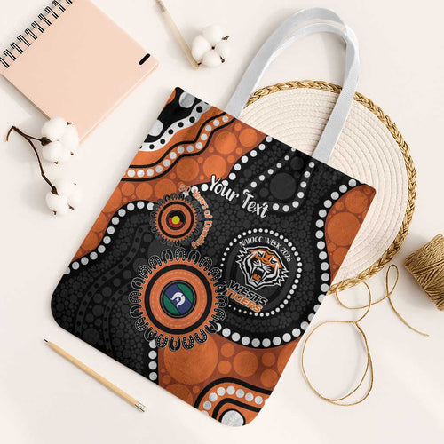 Tigers NAIDOC Week 2026 Personalised Tote Bag 50 Years of Deadly Aboriginal Art