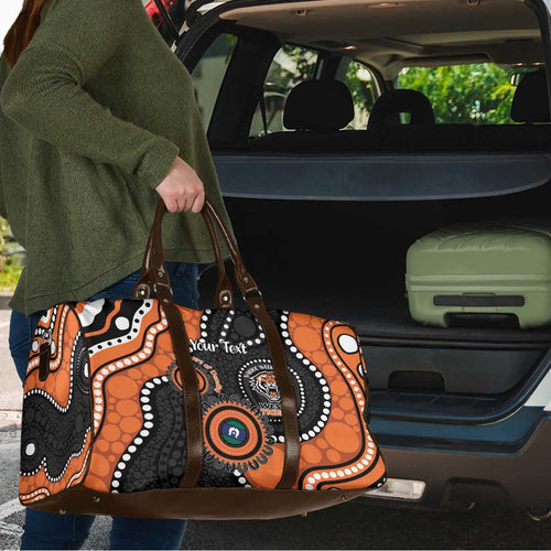 Tigers NAIDOC Week 2026 Personalised Travel Bag 50 Years of Deadly Aboriginal Art