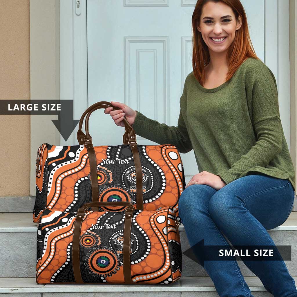 Tigers NAIDOC Week 2026 Personalised Travel Bag 50 Years of Deadly Aboriginal Art