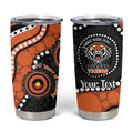 Tigers NAIDOC Week 2026 Personalised Tumbler Cup 50 Years of Deadly Aboriginal Art