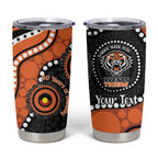 Tigers NAIDOC Week 2026 Personalised Tumbler Cup 50 Years of Deadly Aboriginal Art