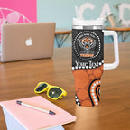 Tigers NAIDOC Week 2026 Personalised Tumbler With Handle 50 Years of Deadly Aboriginal Art