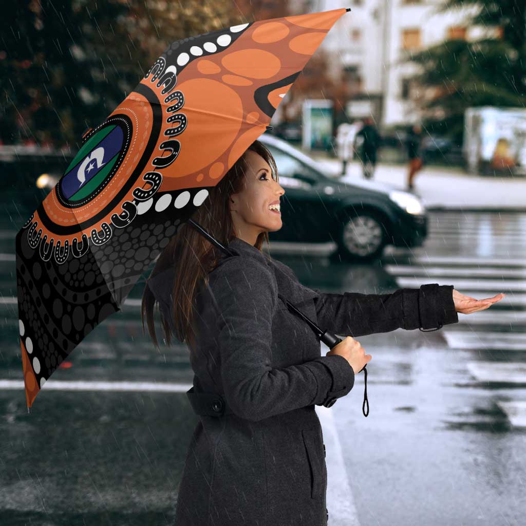 Tigers NAIDOC Week 2026 Personalised Umbrella 50 Years of Deadly Aboriginal Art