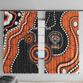 Tigers NAIDOC Week 2026 Personalised Window Curtain 50 Years of Deadly Aboriginal Art