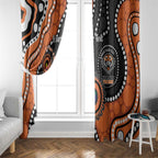 Tigers NAIDOC Week 2026 Personalised Window Curtain 50 Years of Deadly Aboriginal Art