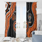 Tigers NAIDOC Week 2026 Personalised Window Curtain 50 Years of Deadly Aboriginal Art
