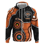 Tigers NAIDOC Week 2026 Personalised Zip Hoodie 50 Years of Deadly Aboriginal Art