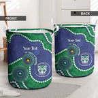 Warriors NAIDOC Week 2026 Personalised Laundry Basket 50 Years of Deadly Aboriginal Art