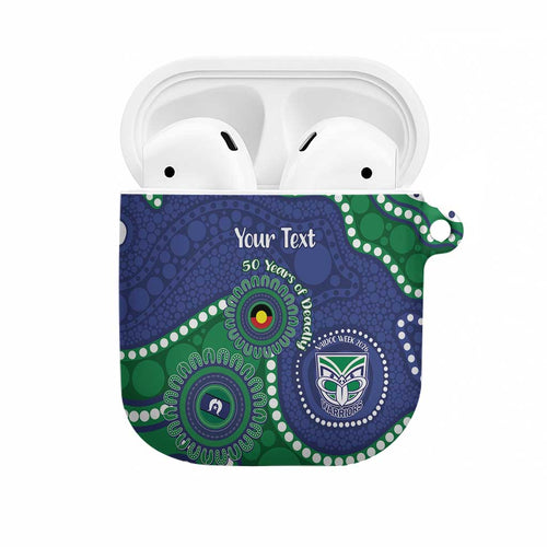 Warriors NAIDOC Week 2026 Personalised AirPods Case 50 Years of Deadly Aboriginal Art