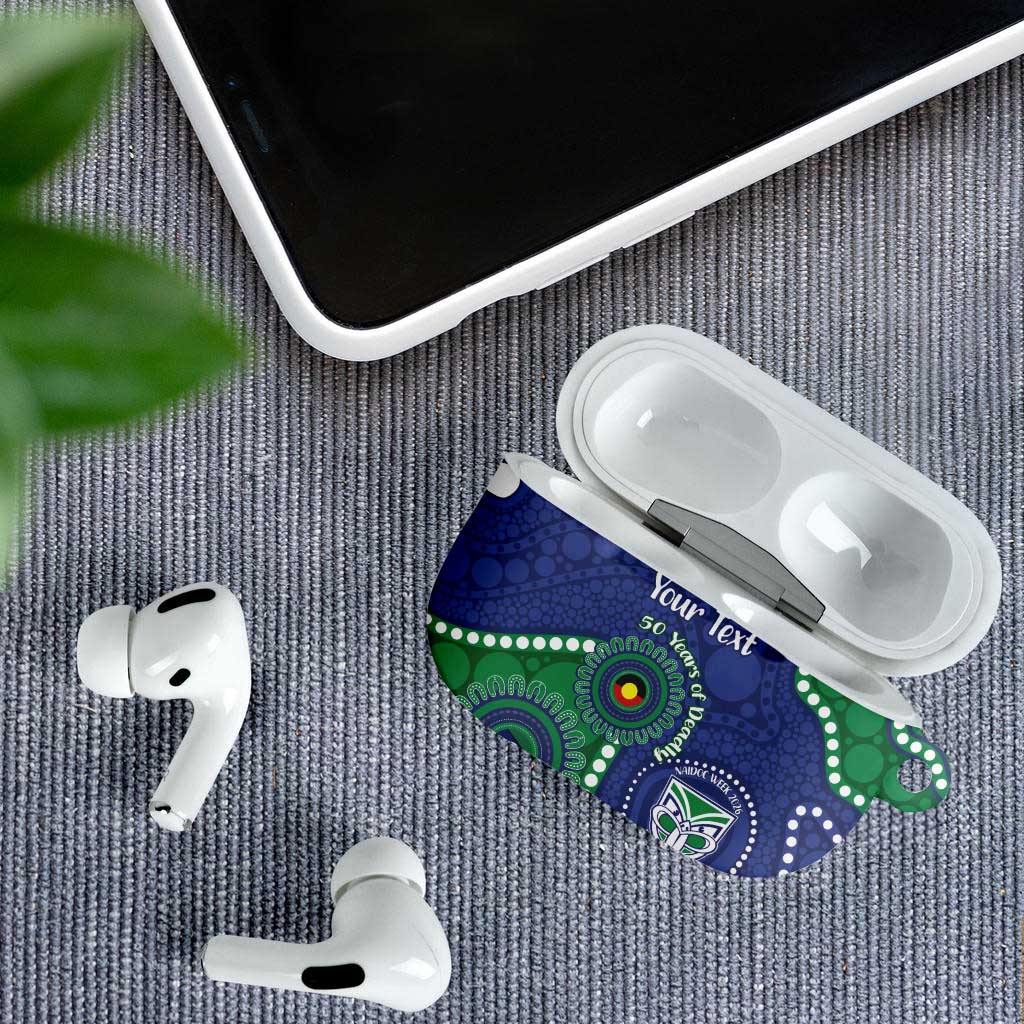 Warriors NAIDOC Week 2026 Personalised AirPods Case 50 Years of Deadly Aboriginal Art