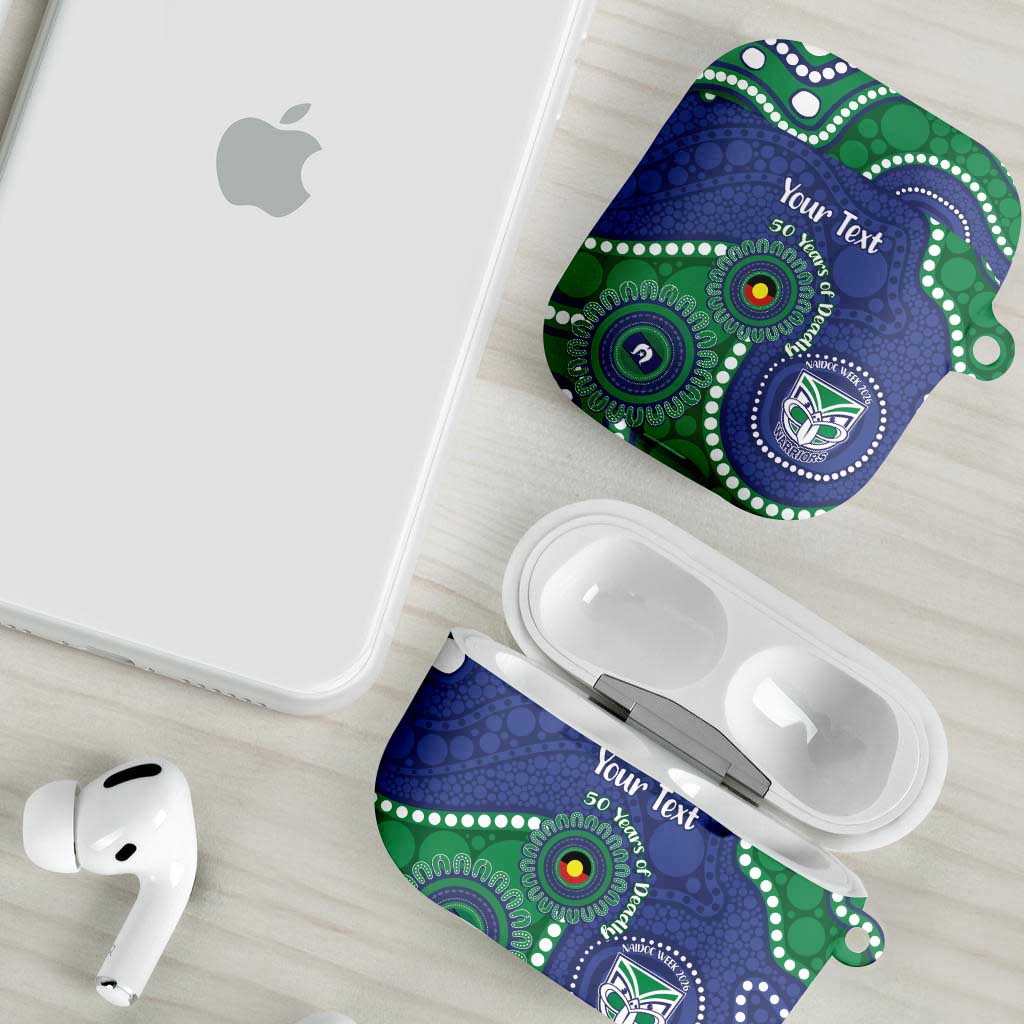 Warriors NAIDOC Week 2026 Personalised AirPods Case 50 Years of Deadly Aboriginal Art
