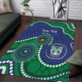 Warriors NAIDOC Week 2026 Personalised Area Rug 50 Years of Deadly Aboriginal Art