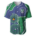 Warriors NAIDOC Week 2026 Personalised Baseball Jersey 50 Years of Deadly Aboriginal Art