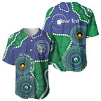 Warriors NAIDOC Week 2026 Personalised Baseball Jersey 50 Years of Deadly Aboriginal Art