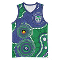 Warriors NAIDOC Week 2026 Personalised Basketball Jersey 50 Years of Deadly Aboriginal Art