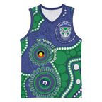 Warriors NAIDOC Week 2026 Personalised Basketball Jersey 50 Years of Deadly Aboriginal Art