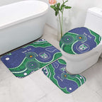 Warriors NAIDOC Week 2026 Personalised Bathroom Set 50 Years of Deadly Aboriginal Art