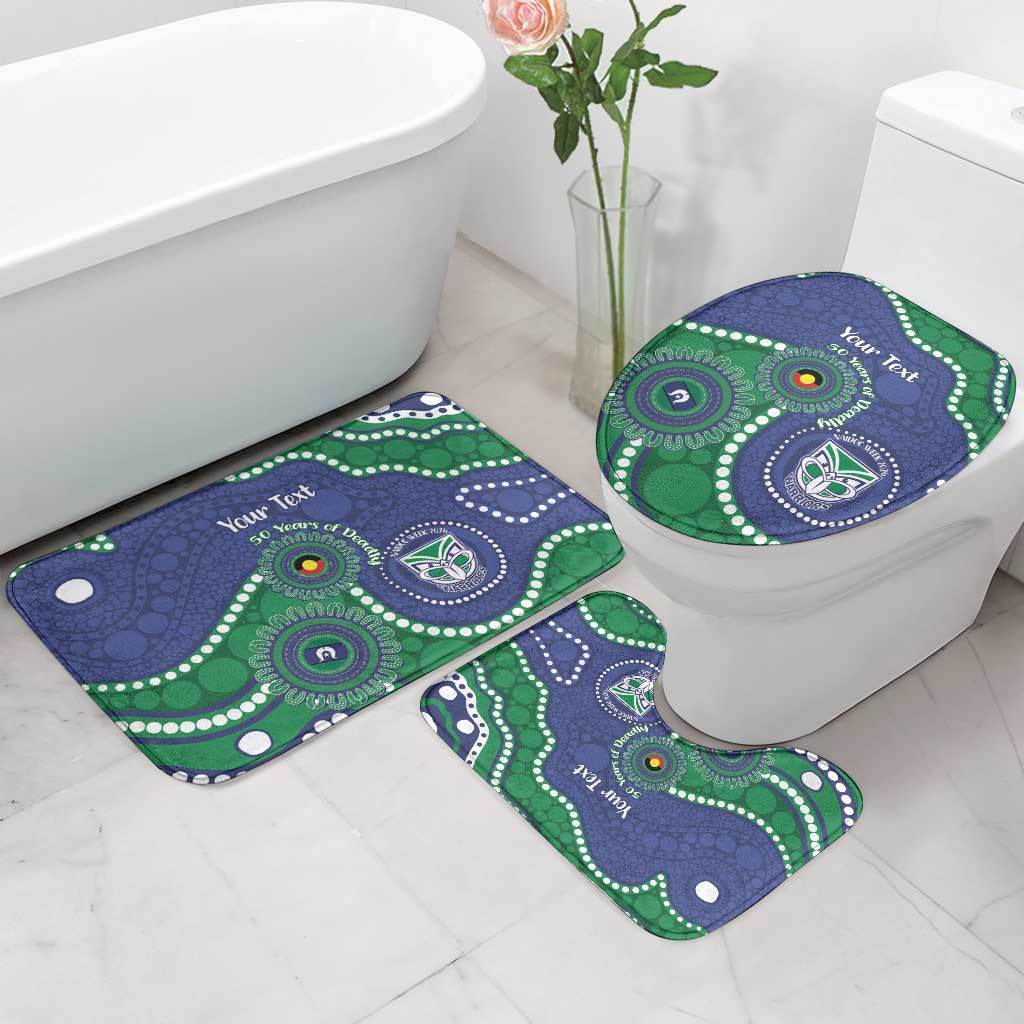 Warriors NAIDOC Week 2026 Personalised Bathroom Set 50 Years of Deadly Aboriginal Art