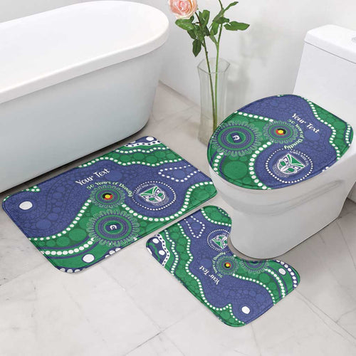 Warriors NAIDOC Week 2026 Personalised Bathroom Set 50 Years of Deadly Aboriginal Art