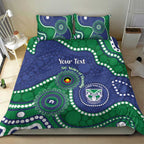 Warriors NAIDOC Week 2026 Personalised Bedding Set 50 Years of Deadly Aboriginal Art
