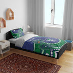 Warriors NAIDOC Week 2026 Personalised Bedding Set 50 Years of Deadly Aboriginal Art