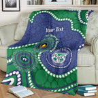 Warriors NAIDOC Week 2026 Personalised Blanket 50 Years of Deadly Aboriginal Art