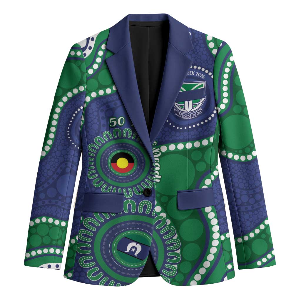 Warriors NAIDOC Week 2026 Personalised Blazer 50 Years of Deadly Aboriginal Art