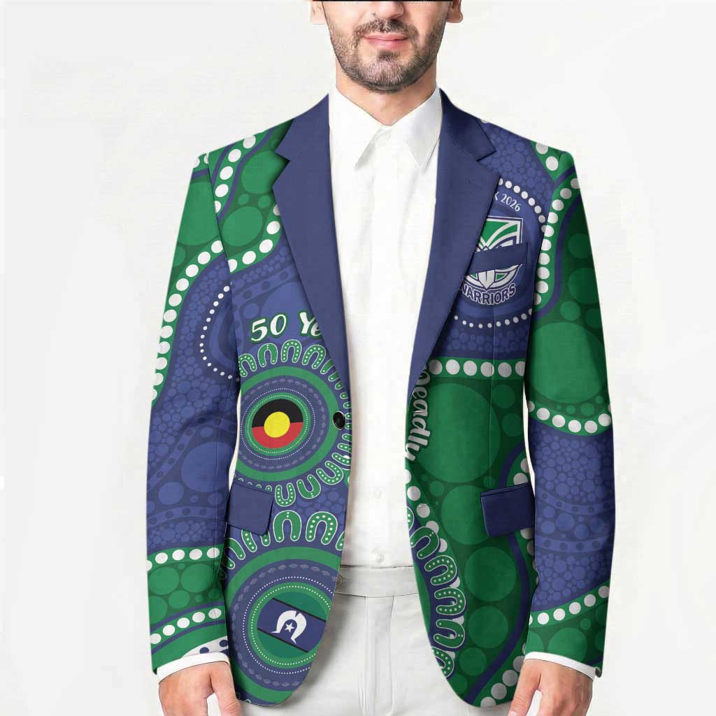 Warriors NAIDOC Week 2026 Personalised Blazer 50 Years of Deadly Aboriginal Art
