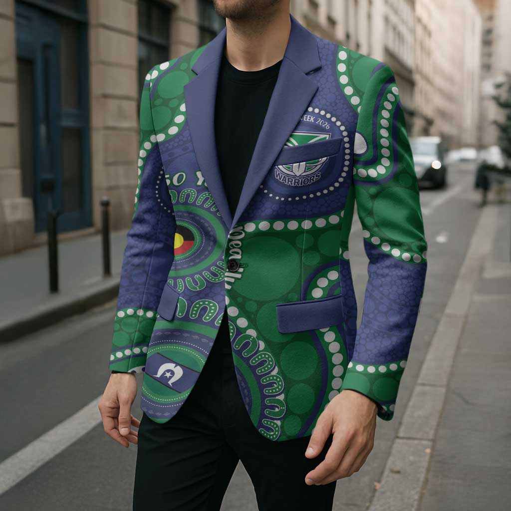 Warriors NAIDOC Week 2026 Personalised Blazer 50 Years of Deadly Aboriginal Art