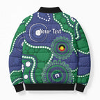 Warriors NAIDOC Week 2026 Personalised Bomber Puffer Jacket 50 Years of Deadly Aboriginal Art