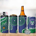Warriors NAIDOC Week 2026 Personalised 4 in 1 Can Cooler Tumbler 50 Years of Deadly Aboriginal Art