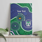 Warriors NAIDOC Week 2026 Personalised Canvas Wall Art 50 Years of Deadly Aboriginal Art