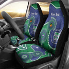 Warriors NAIDOC Week 2026 Personalised Car Seat Cover 50 Years of Deadly Aboriginal Art