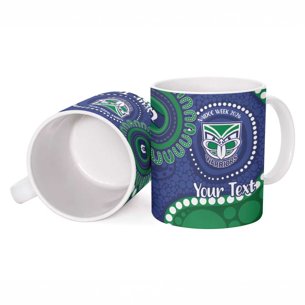 Warriors NAIDOC Week 2026 Personalised Ceramic Mug 50 Years of Deadly Aboriginal Art