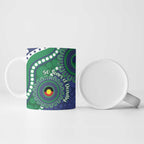 Warriors NAIDOC Week 2026 Personalised Ceramic Mug 50 Years of Deadly Aboriginal Art