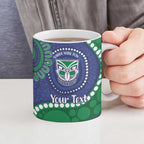 Warriors NAIDOC Week 2026 Personalised Ceramic Mug 50 Years of Deadly Aboriginal Art